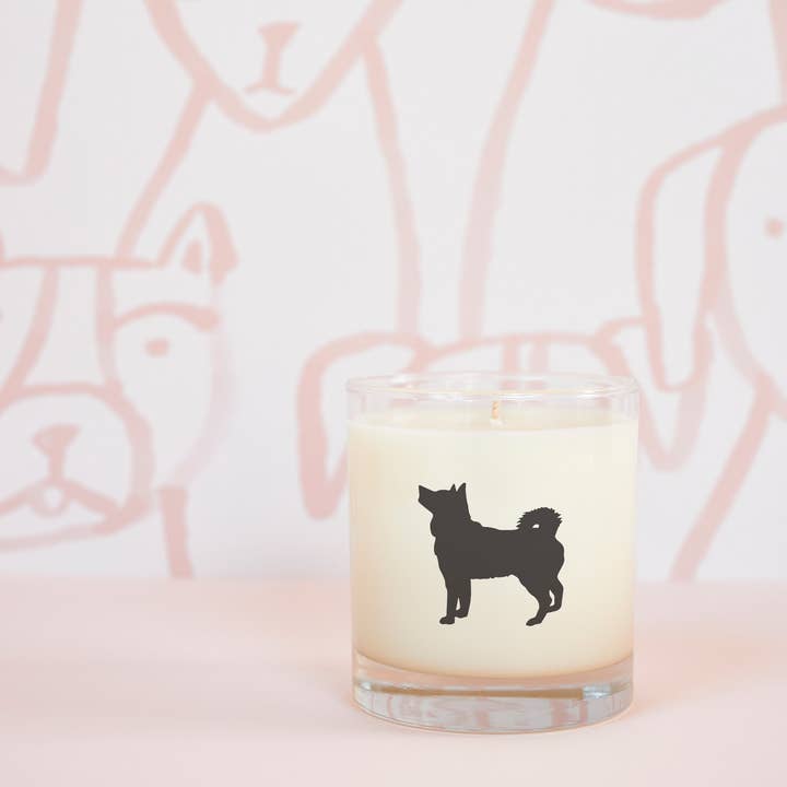 Scripted Fragrance - Wholesale Jar/Filled Candle - Siberian Husky Dog Breed Soy Candle3