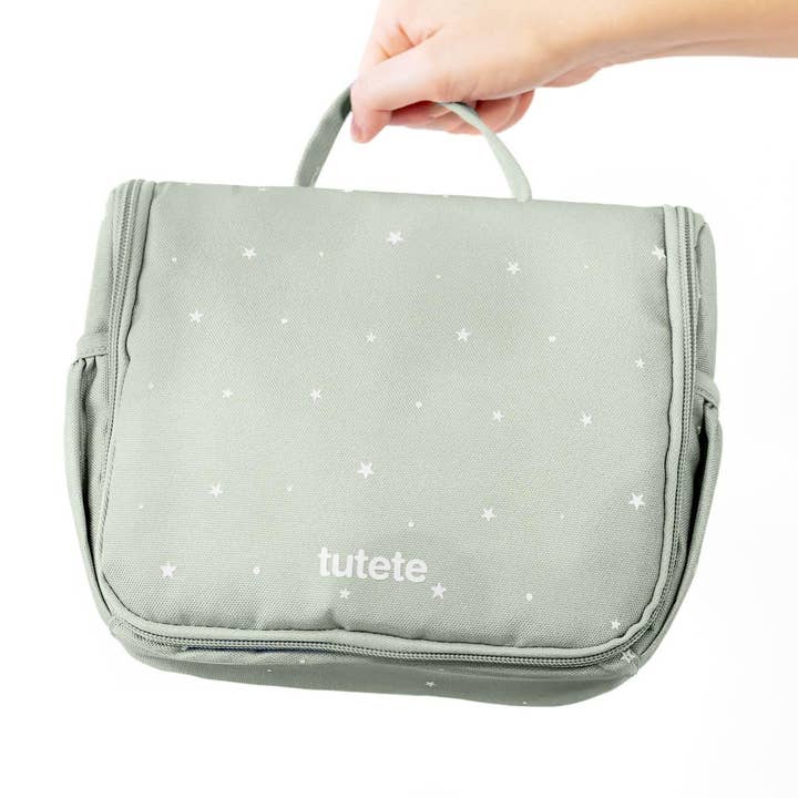 Tutete Stars Sage Travel Toiletry Bag for wholesale by Tutete