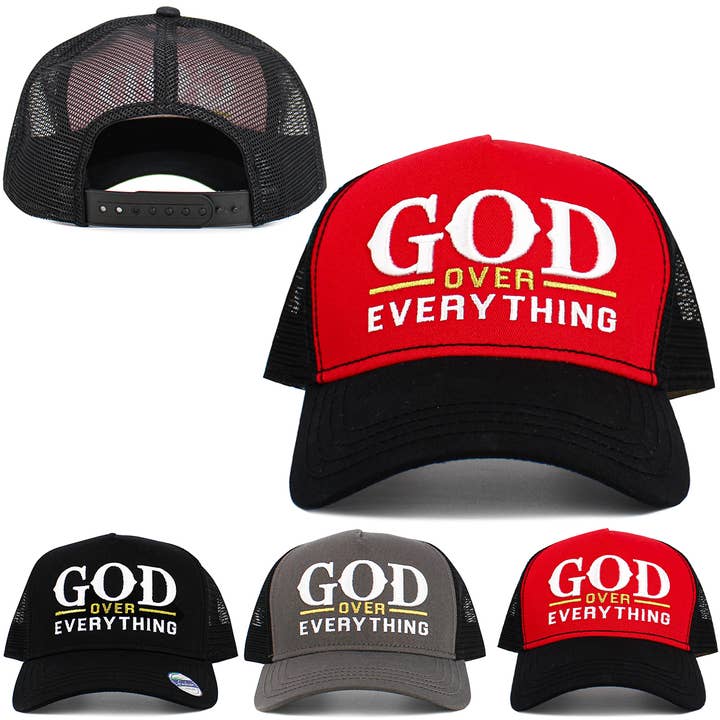 God Over Everything Mesh bollkeps för wholesale av KBETHOS