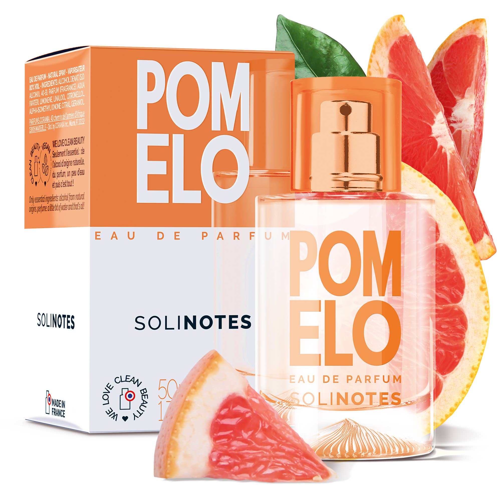 Solinotes (US Stores) - Distributed by Scents of Europe - Wholesale Perfume/Eau de Toilette - Pomelo Perfume 1.7 oz - CLEAN BEAUTY4