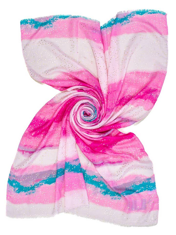 SHADED PRINT STOLE 85X180 100%VI MADE IN PRC for wholesale by Ayfee