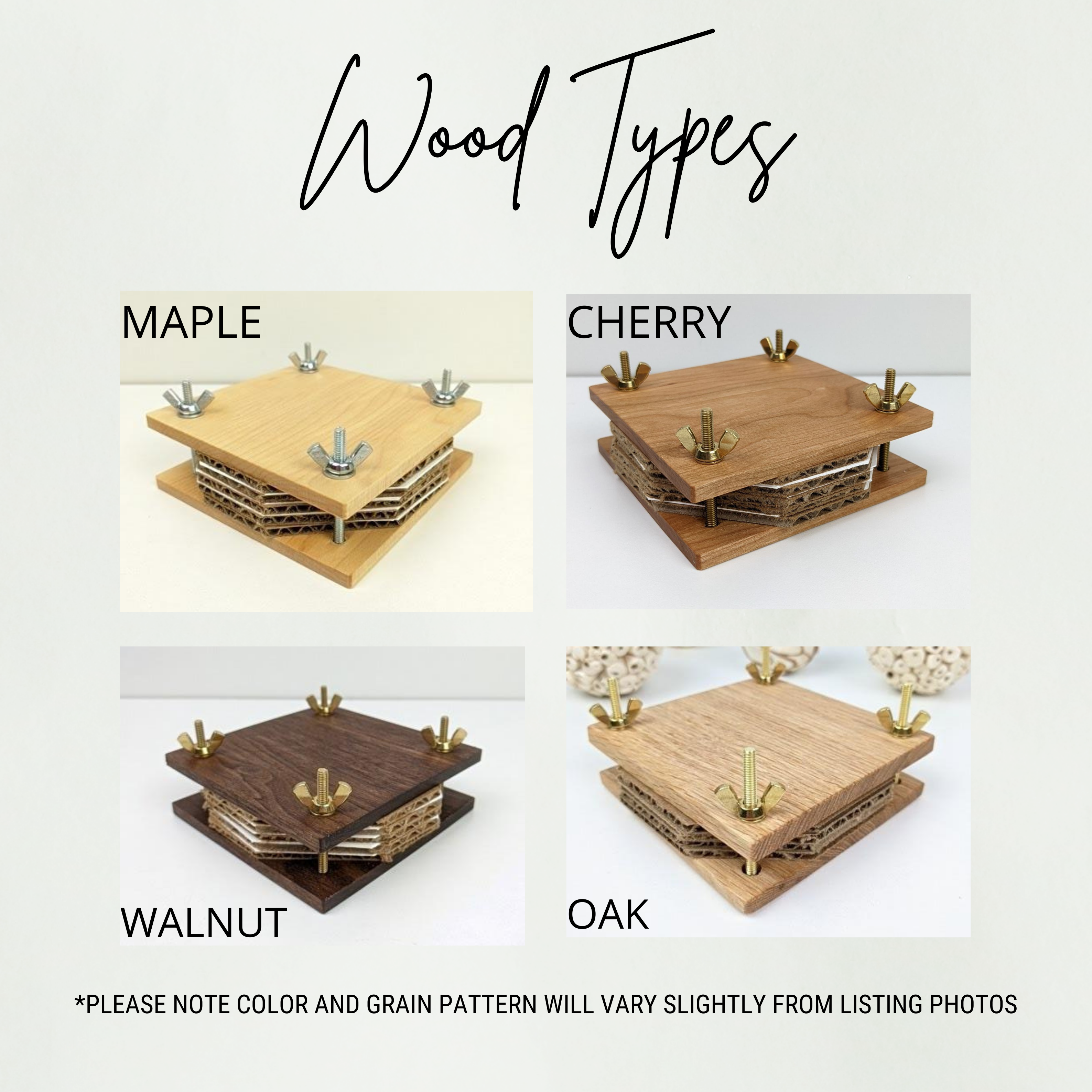 Macon Makes - Wholesale DIY Craft Kit - Mini Hardwood Flower Press | 4"x4"0