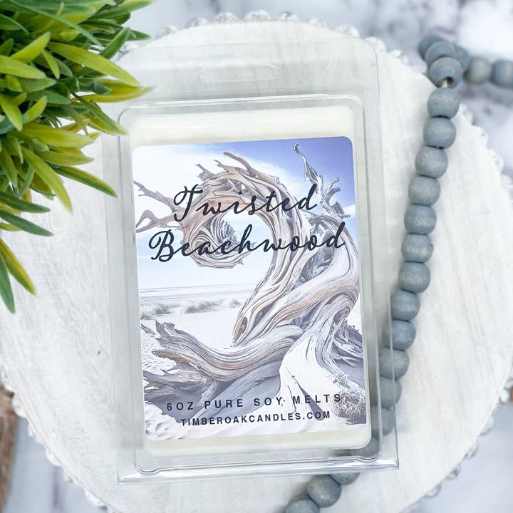 TWISTED BEACHWOOD | 6oz Large Melt | 100% Pure Soy for wholesale by Timber Oak Candles