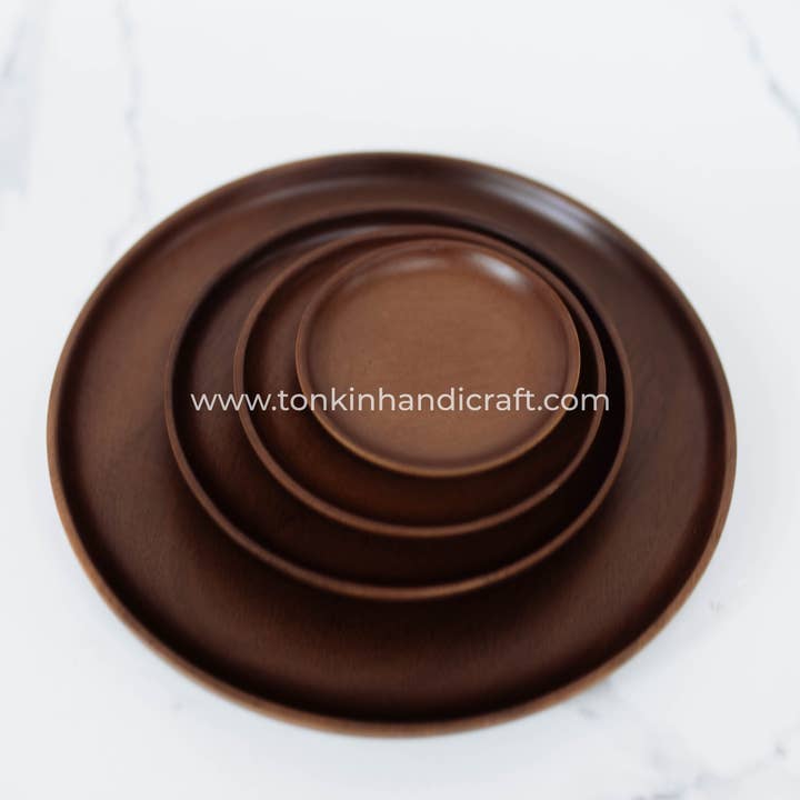 Tonkin Handicraft - Wholesale Dinner plate - Wooden plates5