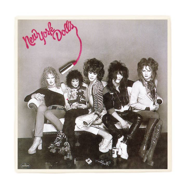 New York Dolls New York Dolls Album Coaster for wholesale by Lucky Mfg. Co.