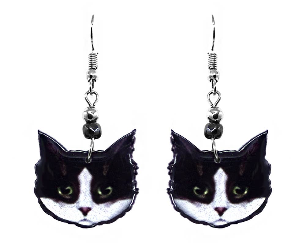 Pichincha - Wholesale Dangle Earrings - Acrylic Cat Face Pet Dangle Earrings9