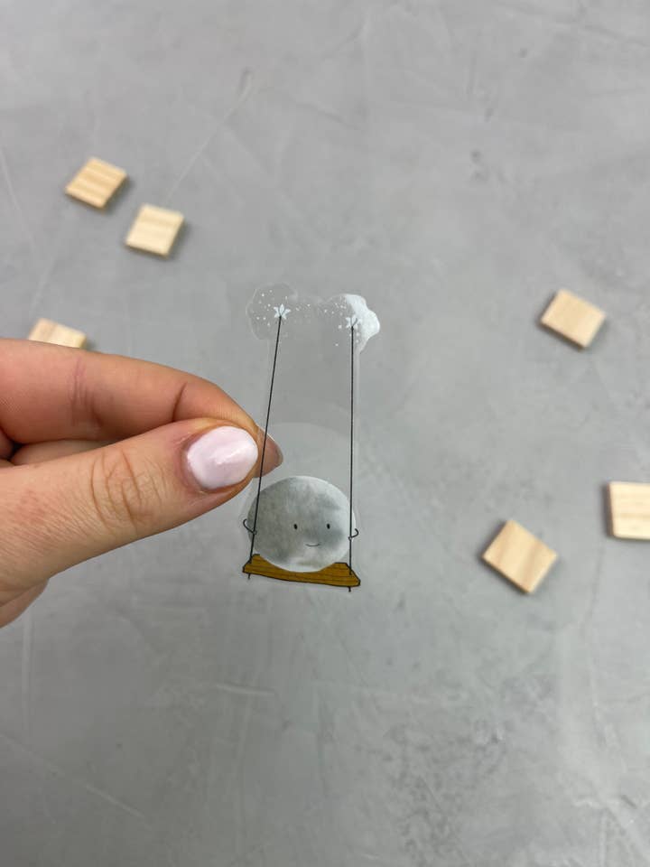 Adesivo transparente XXL - lua/formigamento no estômago por atacado de von.anne