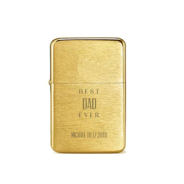 Weddingstar Inc. - Wholesale Lighter - Custom Classic Metal Windproof Lighter - Best Dad Ever2