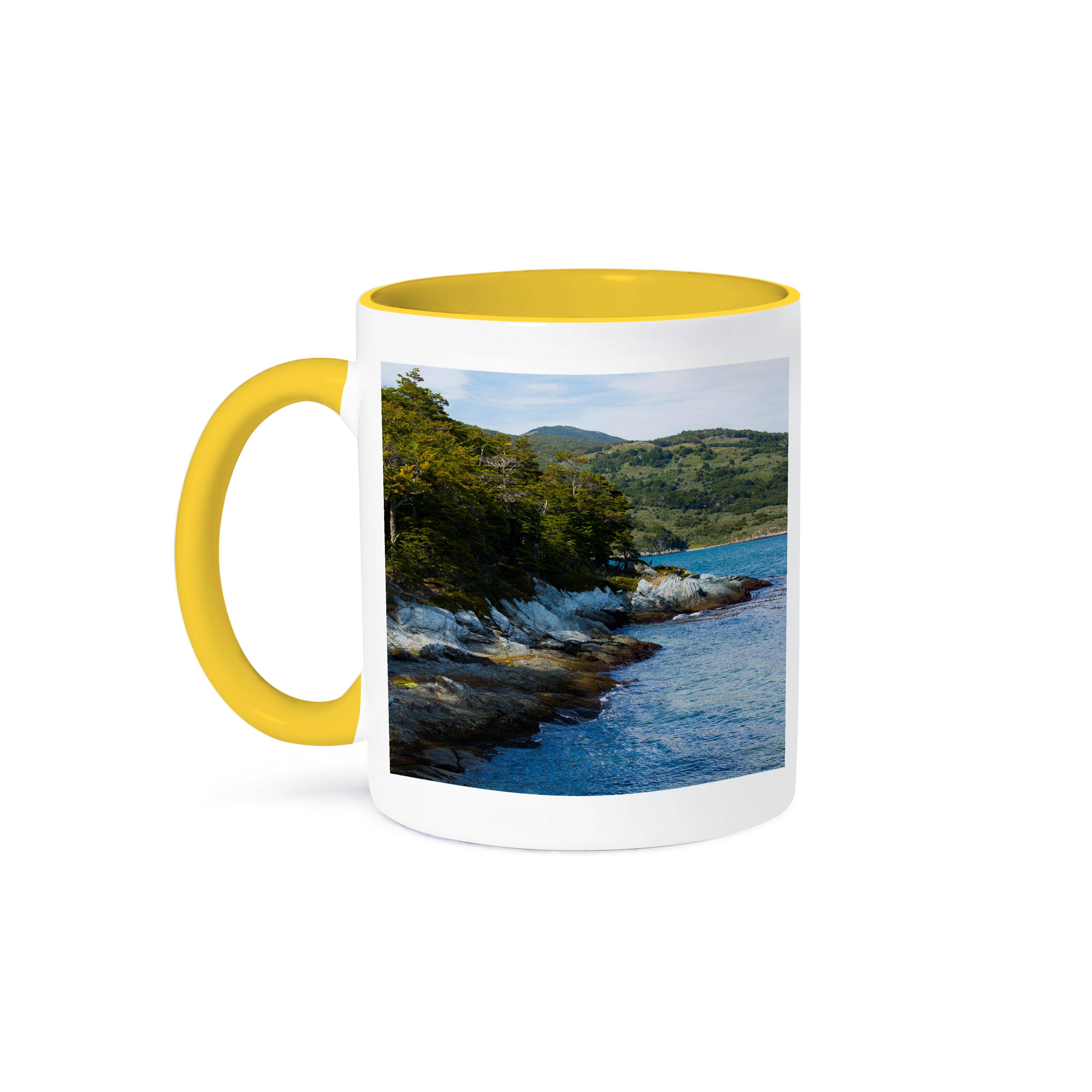 3dRose – Großhandel Kaffeebecher – 3dRose, Argentinien. Feuerland. Feuerland-Nationalpark. Der Küstenpfad., Tasse0