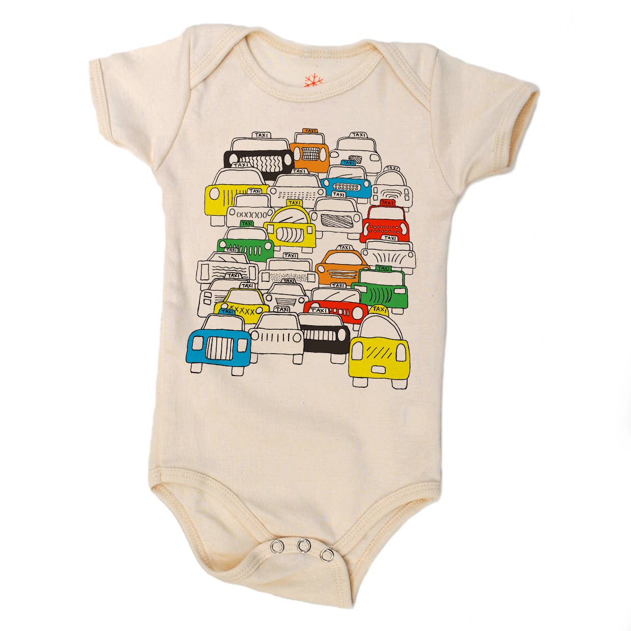 orangeheat - Wholesale Bodysuit (Non-Footed) - Baby - NYC Taxis - Baby Organic Onesie0