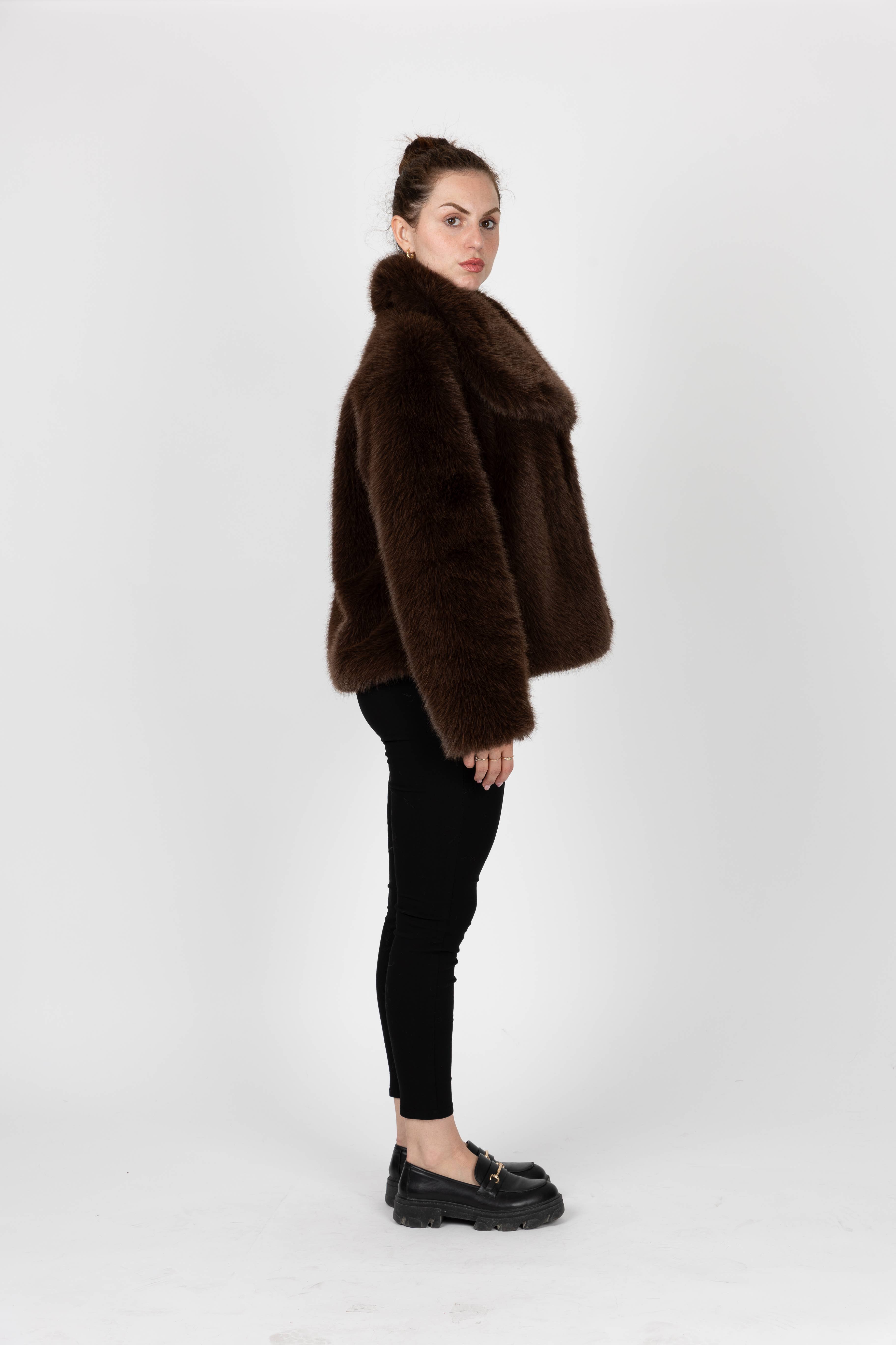 KZELL PARIS - Wholesale Fur/Faux Fur Coat - Women's - SHORT FAUX FUR COAT19