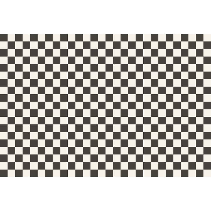 Tempaper & Co ® - Wholesale Floor Mat - Checkmate Domino Vinyl Floor Mat, 38" x 56"