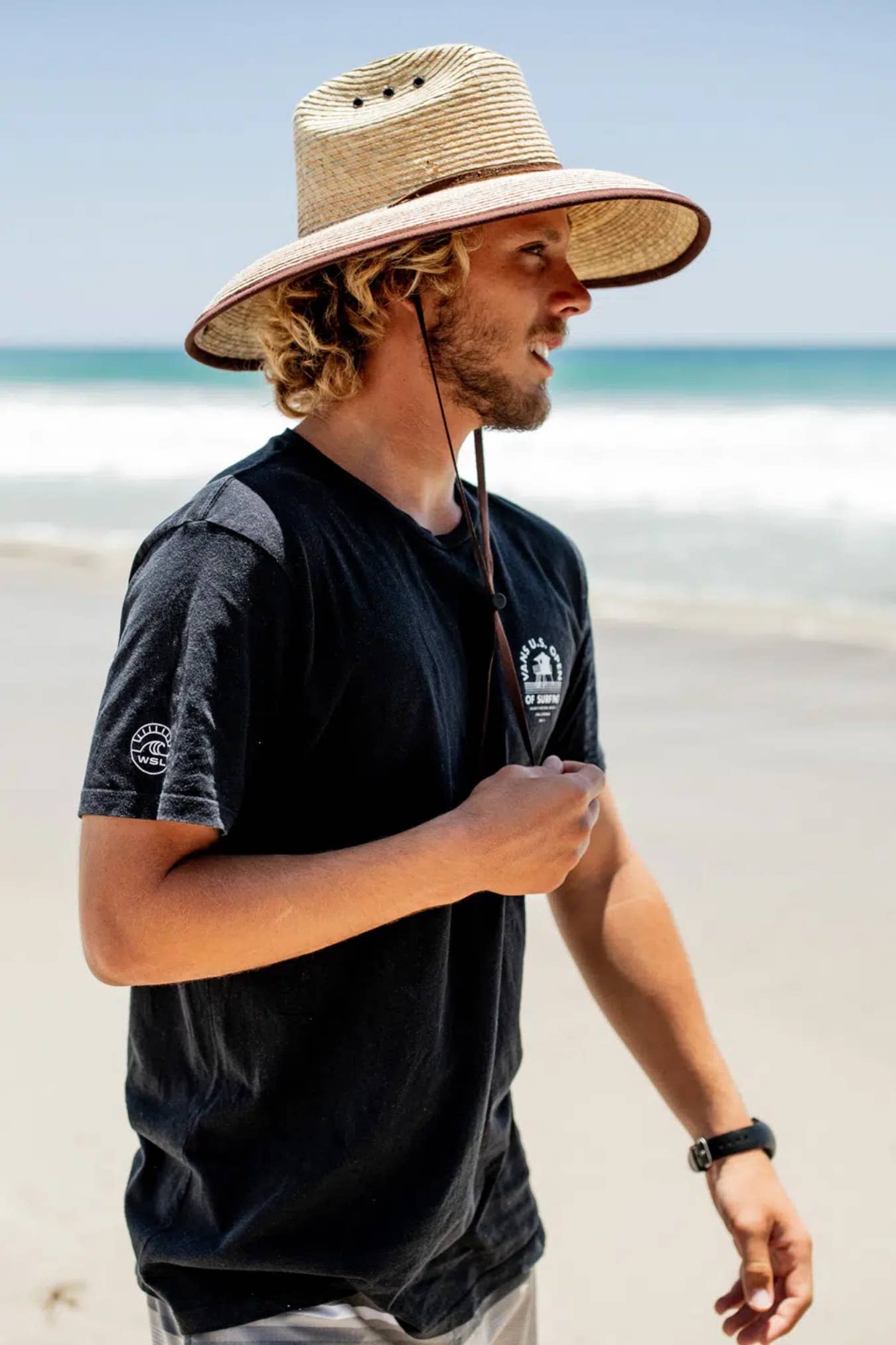 Olive & Pique - Wholesale Straw Hat - Unisex - 100% Stone Washed Palm Leaf Lifeguard Hat 1