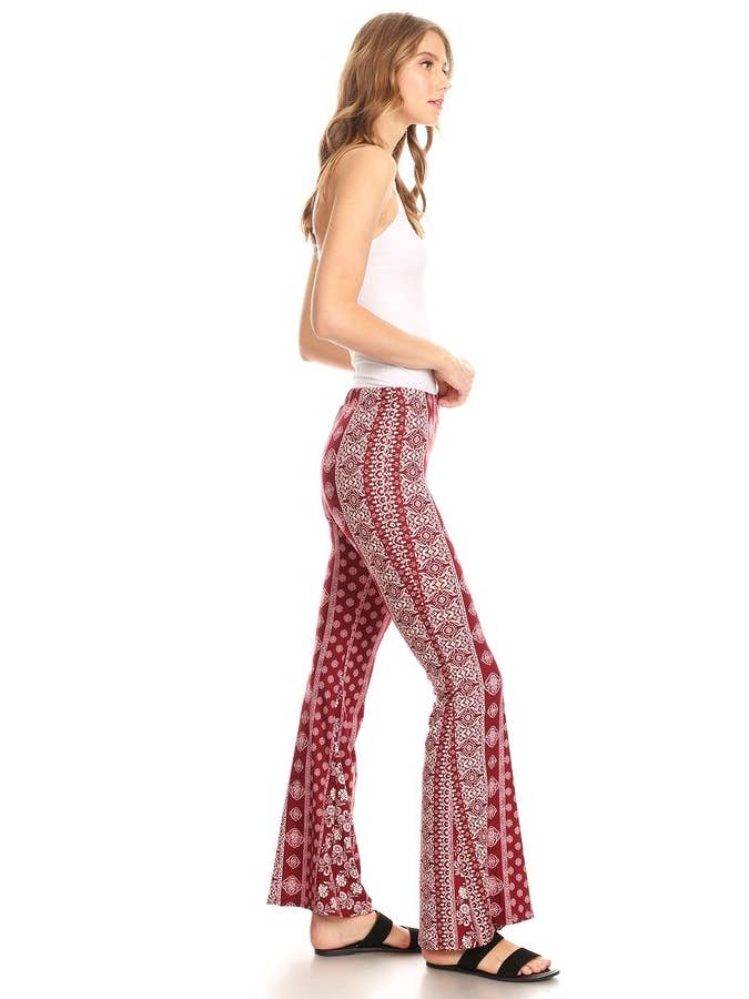 VIBE Apparel Co - Wholesale Pants – Women's - Aztec Wide Leg Flare Pant21
