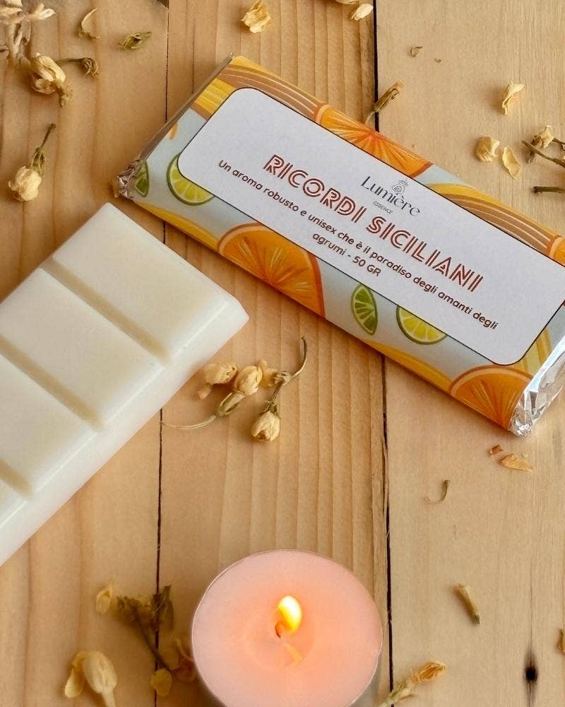 Kit Little Garden - Vendita all'ingrosso Cialde di cera - Barretta Profumata - Ricordi Siciliani | Lumière Essence