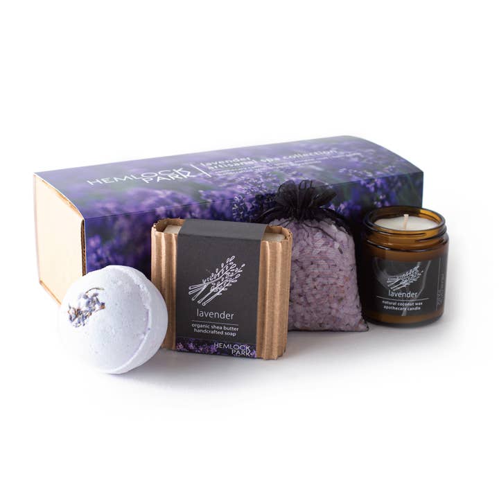 Hemlock Park - Vente Set de bain et corps - Coffret cadeau Spa Artisanal