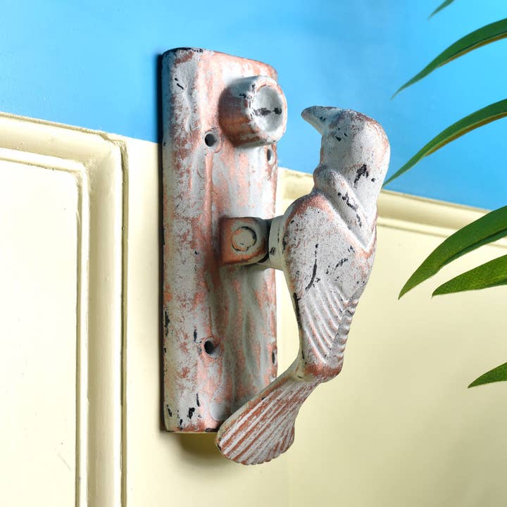 Batedor de porta frontal de pássaro para pica-pau de ferro de 1 peça por atacado de Daana Paani LLC