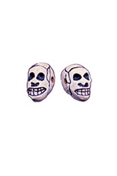 Tesoros Trading Company - Wholesale Beads - Skull Beads Ceramic, Peru2