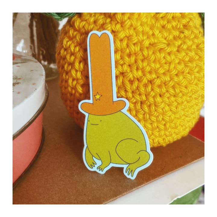 Sydney Warnes - Wholesale Sticker - Cowboy Frog Sticker5