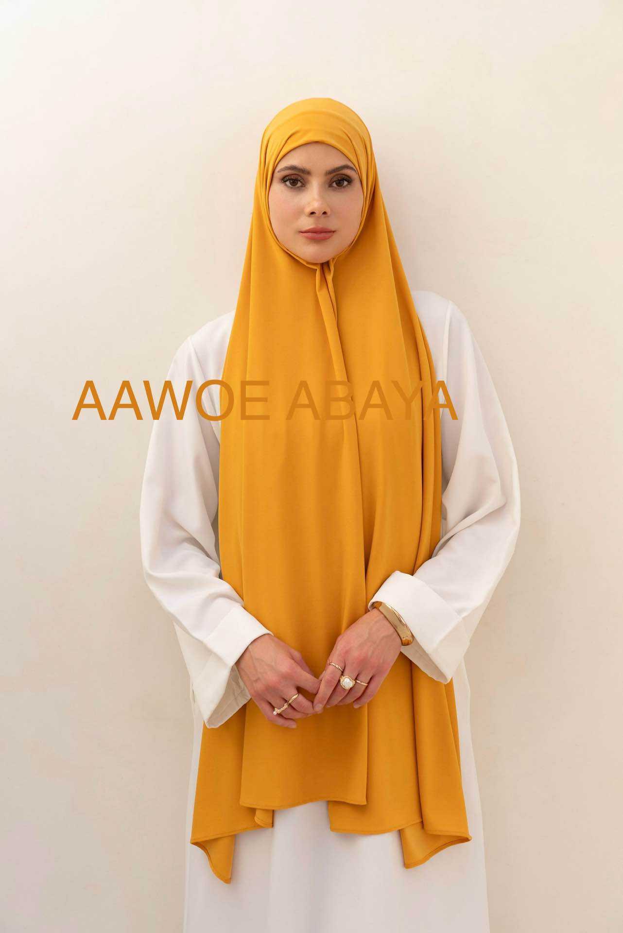 Aawoe Abaya - Wholesale Hijab - Women's - Elegant Long-Sleeve Shawl - 2484-HIJ103