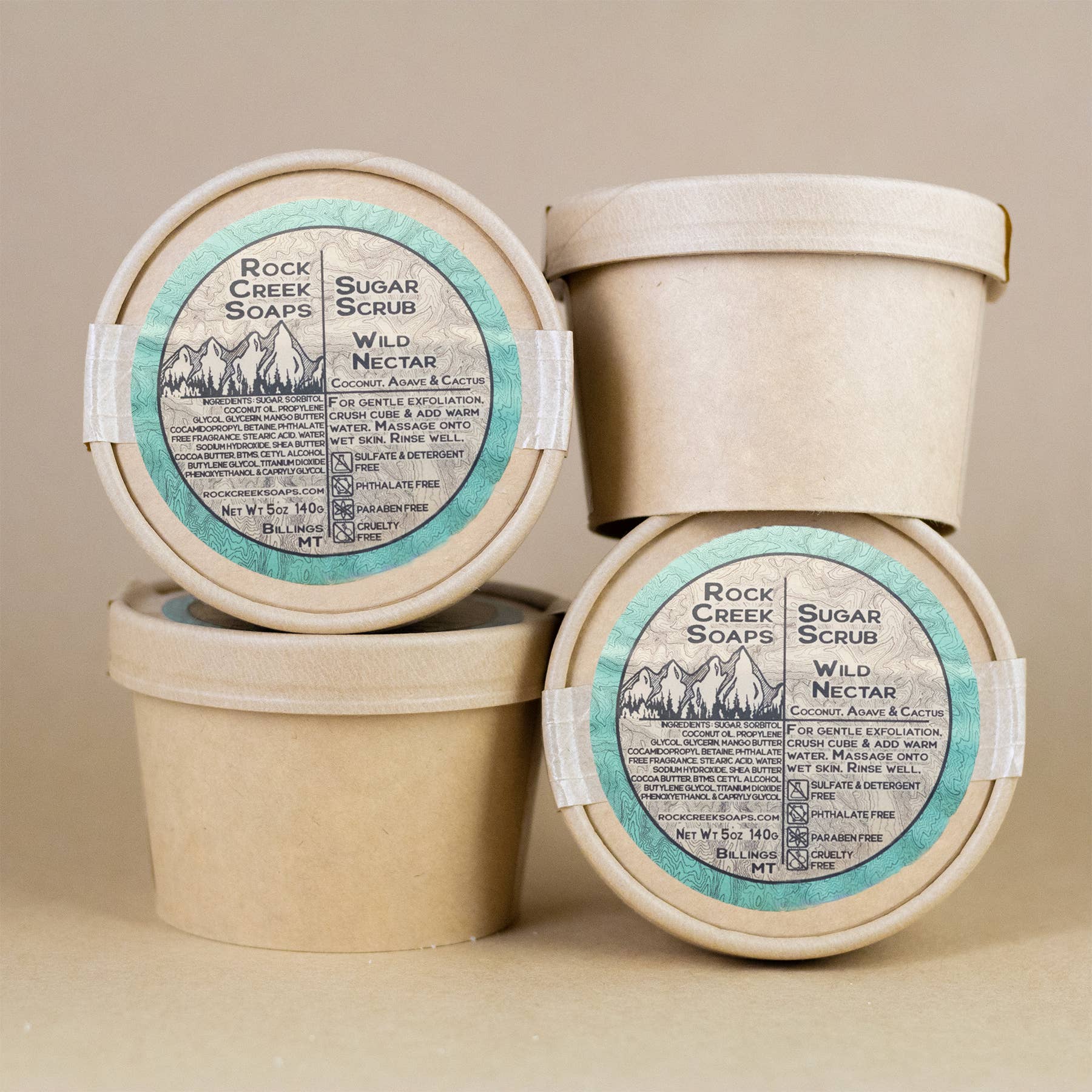 Rock Creek Soaps - Wholesale Body Scrub/Exfoliant - Sugar Scrub | Wild Nectar3
