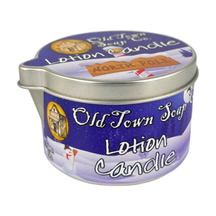Old Town Soap Co. - Wholesale Jar/Filled Candle - Christmas Lotion Candle -Avail in our Merry Christmas Scents5