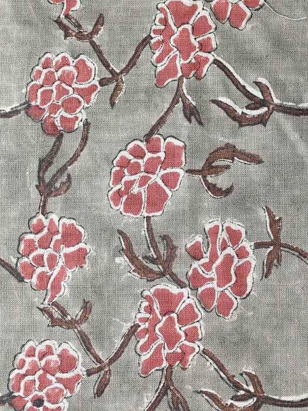 Tecido de Linho com Estampa Indiana à Mão Joselyn por atacado de Thread To Form