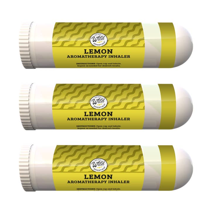 Aromatherapy Inhalers LEMON for wholesale by Wild Essentials