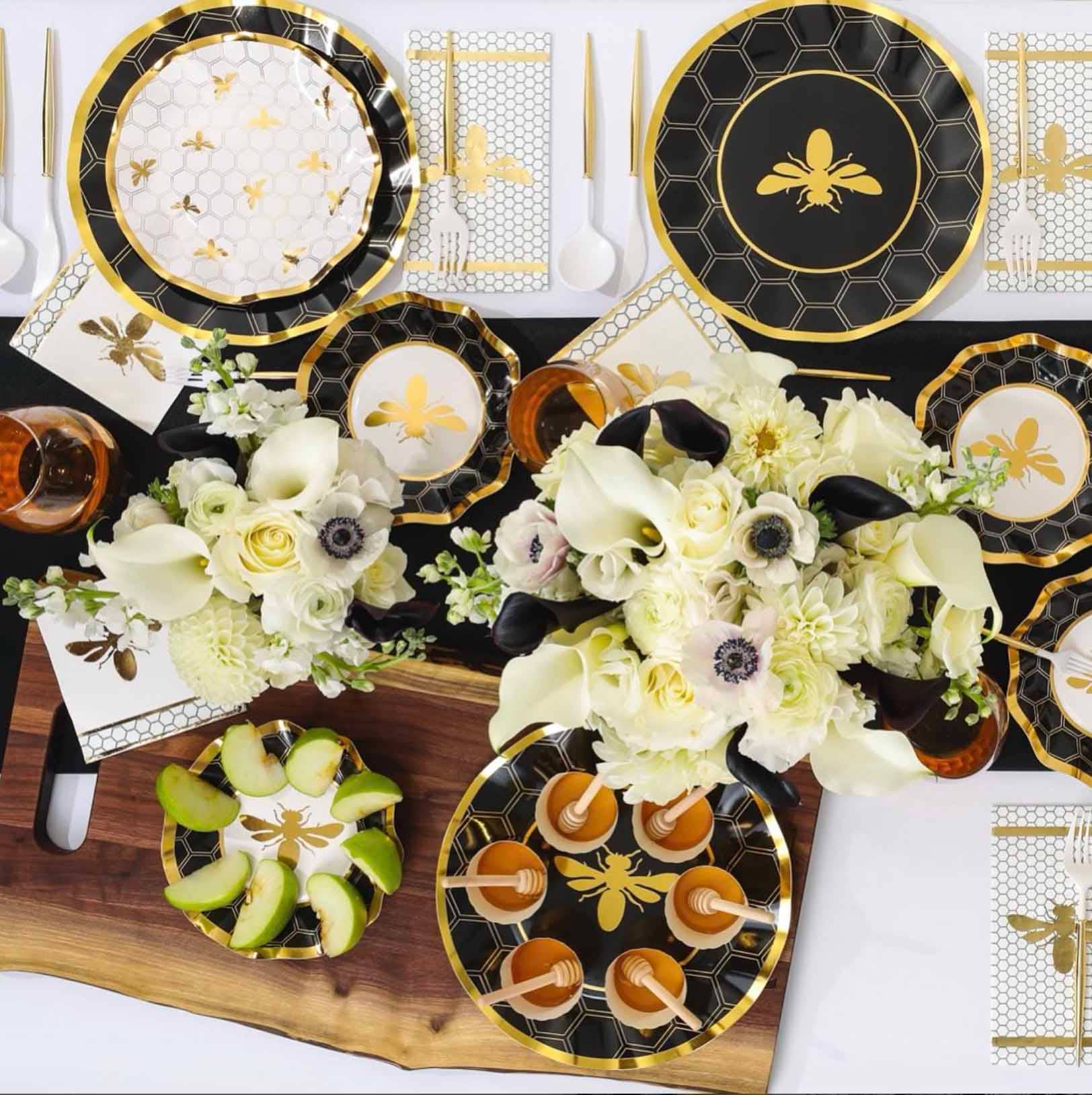 Sophistiplate – Engroshandel Engangsserviet – Honningbi Papir Cocktailserviet/20 stk.6