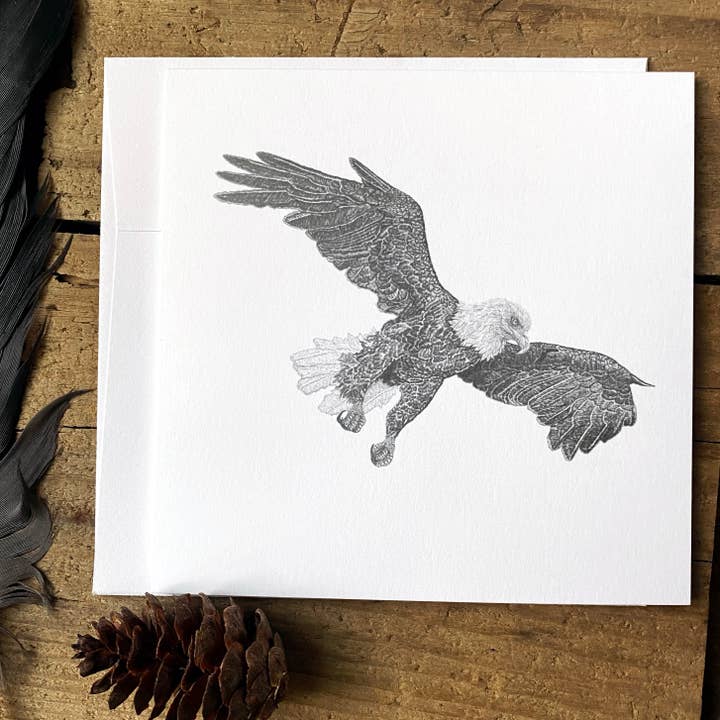 Rise Up: Woodland Wildlife Series Art Card for wholesale by Dark Fox Creative