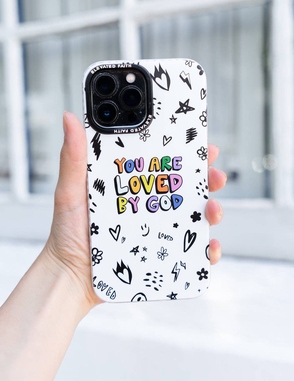 Elevated Faith - Vendita all'ingrosso Custodia per cellulare - Donna - Custodia per telefono bianca «You are loved by God4