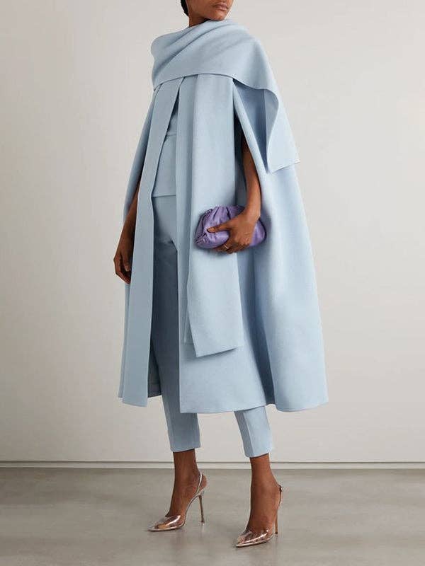 UZ Wholesale Store – Conjunto de top e calça (roupa NÃO Casual) - Mulher por atacado – Conjunto de capa e calças com manga curta e decote redondo em cor lisa2