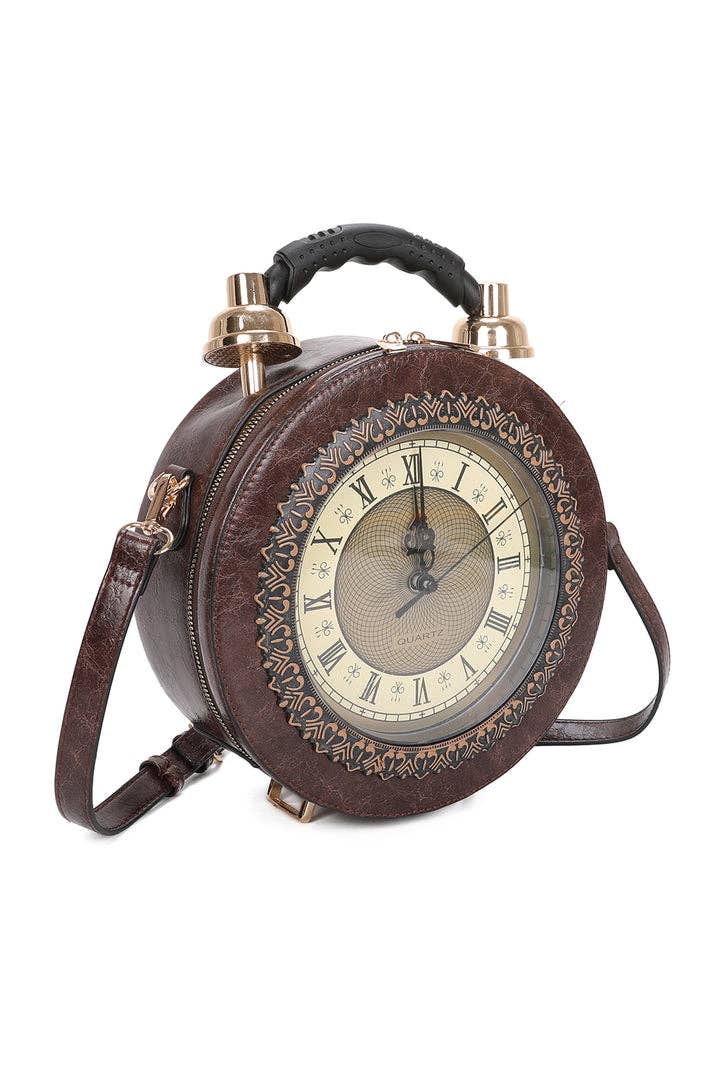 Ellas Trading - Wholesale Shoulder Bag - Women's - Unique Luxury Shoulder Handbag Round Clock 5