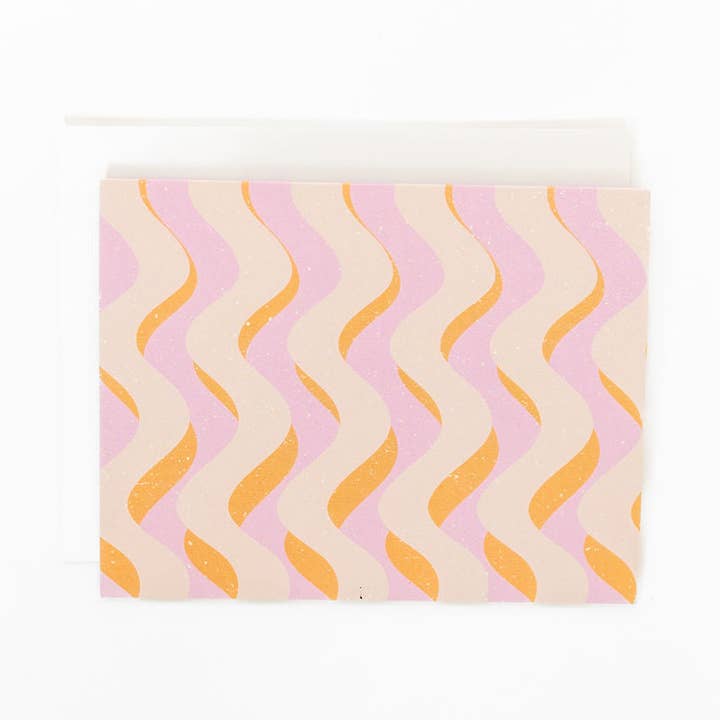 PaperHeart Studio - Wholesale Everyday Greeting Card - Retro Waves Greeting Card