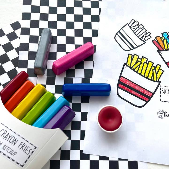 KagesKrayons - Wholesale Crayons – Child & baby - Rainbow Crayon Fries4