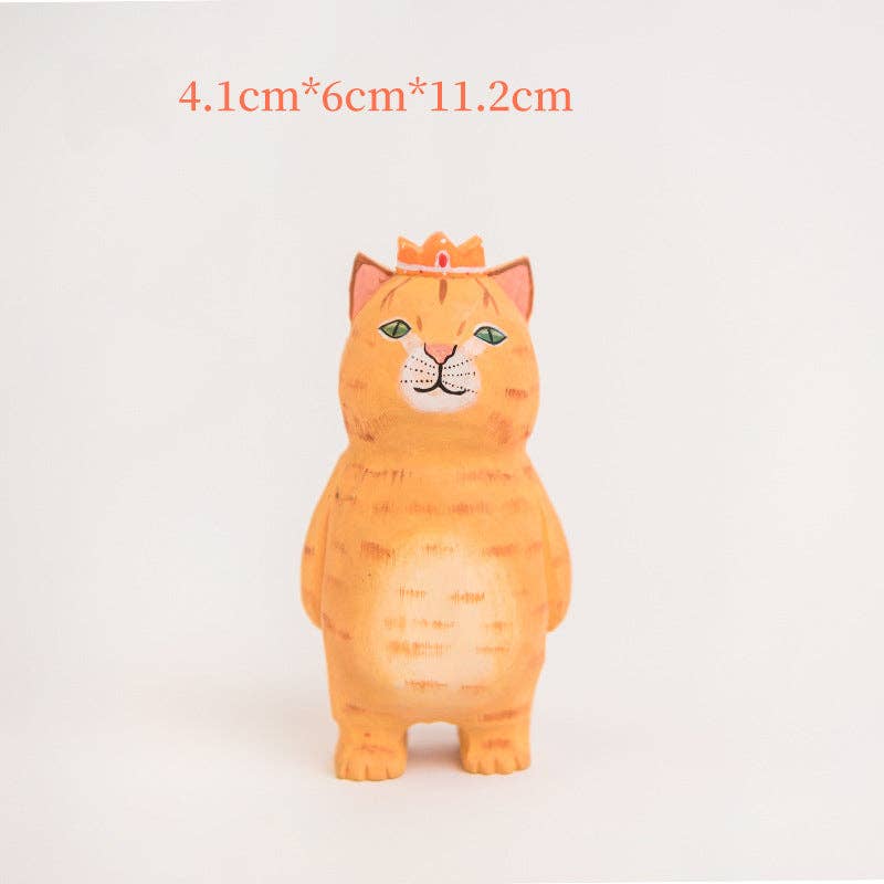 Gohobi （We cover U.S. import duties） - Venta al por mayor Figura decorativa - Adorno grande de gato de madera artesanal Gohobi1