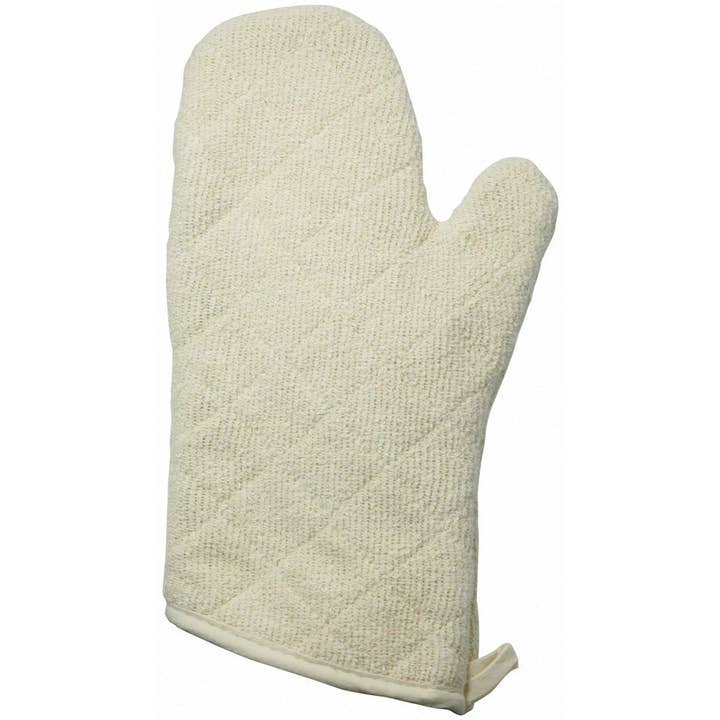 EcoQuality - Wholesale Oven mitt/pot holder - OMT-13/OMT-17, 13" to 17" Terry w/Silicone Lining Oven Mitt, EA
