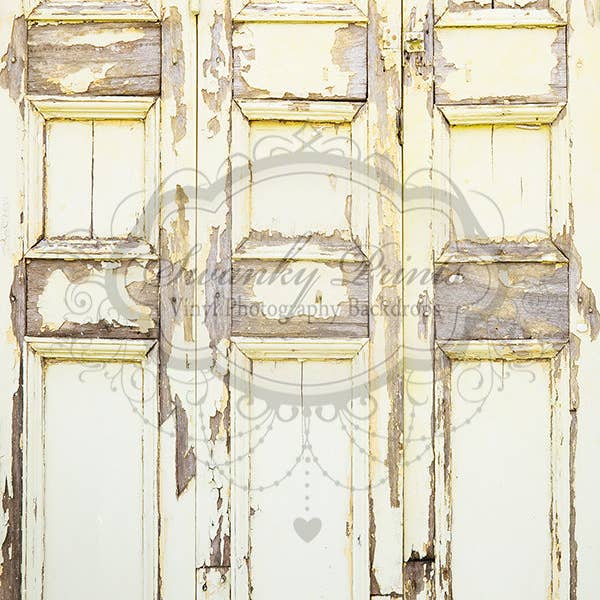 Grande toile de fond en vinyle de 6 pi x 7 pi /grunge jaune pour la vente par Swanky Prints