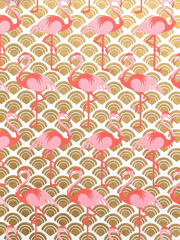 Carta da regalo Flamingo Roll per la vendita all'ingrosso da parte di LoveVivid