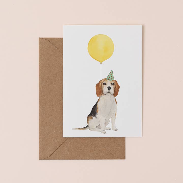 Balloon Animal Card - Beagle per la vendita all'ingrosso da parte di Mister Peebles