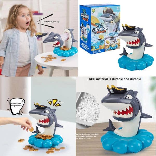 The Sharks Pirate Game - Fast Action - Get The Gold for wholesale by St. Louis Wholesale LLC