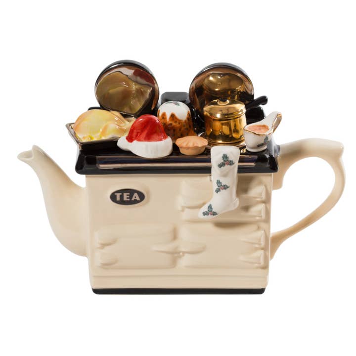 Ceramic Inspirations – wholesale Tea set – Hand made Christmas Aga Teapot