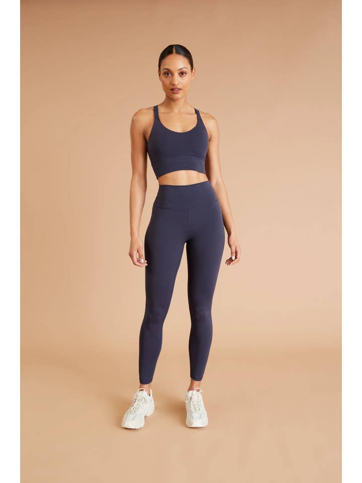 All Fenix - Wholesale Athletic/lounge leggings – Women's - Madison 7/8 Legging (Navy)2