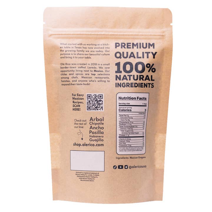 Rico Rico - Wholesale Herbs - 8oz. Mexican Oregano
