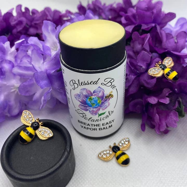 Blessed Bee Botanicals - Wholesale Healing Salve/Balm/Cream - Breathe Easy Vapor Balm | Organic Cold & Cough Vapor Balm2