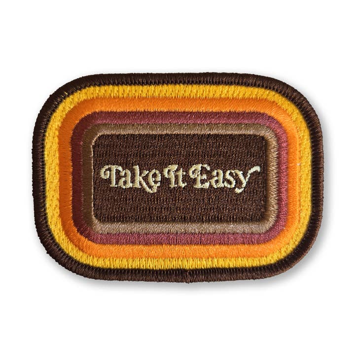GiGi Thomas Designs - Wholesale Patch - Take It Easy Embroidered Patch