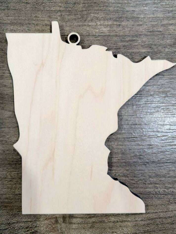 Décoration de Noël Minnesota en bois vierge pour sapin de Noël pour la vente par KobasicCreations