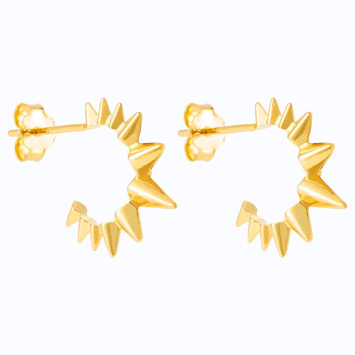 Studded Hook - 925 Sterling Silver - Hypoallergenic for wholesale by Lillys Amsterdam