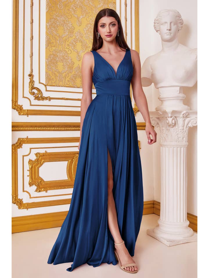 Ladivine by Cinderella Divine - Wholesale Gown – Women's - Satin A-Line Dress31