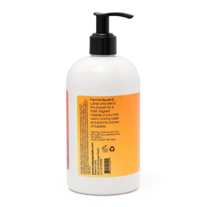 Not Soap, Radio - Wholesale Body Wash/Shower Gel - harvest peach <b>bath/shower gel</b>4